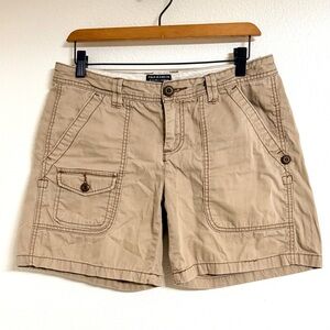 Vintage Y2K Polo Jeans Co. Ralph Lauren Khaki Utility Shorts-Women’s Size 6 EUC